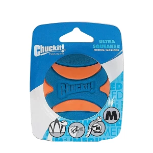 Chuckit! Ultra Squeker labda M 6cm 1db-os